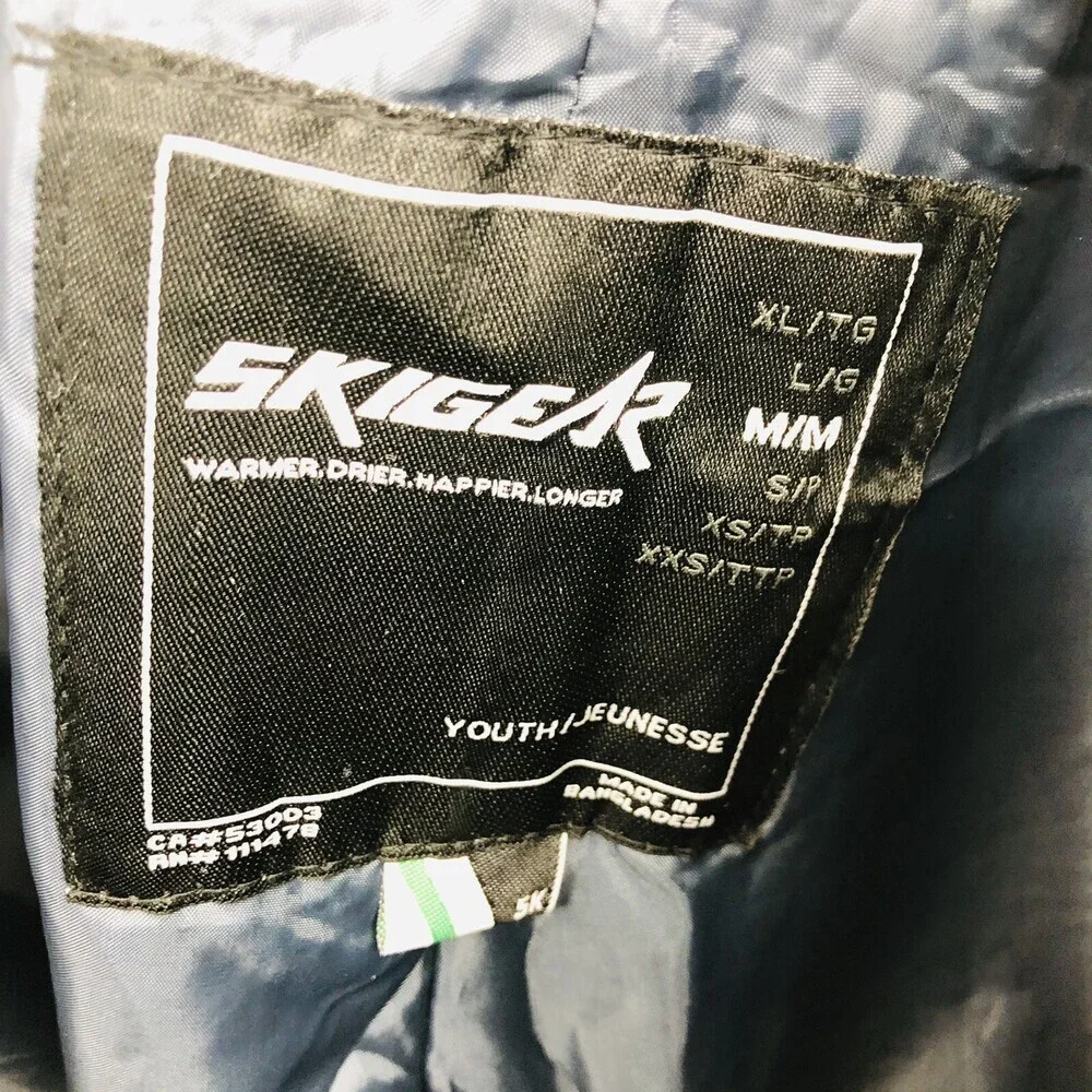 Ski Gear by Arctix Youth Insulated Snow Pants Medium Black Snowboarding Skiing